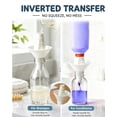 thumbnail image 3 of 1 Pack Universal Bottle Emptying Transfer Kit, Reusable Bottle to Bottle Connector Funnel, Effortless Liquid Transfer for Soap, Shampoo, Lotion, Oil, 3 of 4