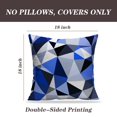 thumbnail image 2 of LALILO Throw Pillow Covers Colorful Decorative Backdrop Can Cushion Cover 18" x 18", 2 Pack, 2 of 6