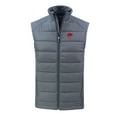 thumbnail image 2 of Men's Cutter & Buck Gray Buffalo Bills Throwback Evoke Hybrid Eco Softshell Recycled Full-Zip Vest, 2 of 3