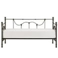 thumbnail image 5 of Weston Home Ossett Antique Finish Shell Motif Metal Twin Daybed, Bronzed Black, 5 of 6