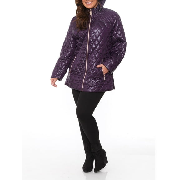 Women's Plus Size Puffer Coat