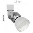 thumbnail image 5 of 10W Integrated LED Track Fixture with Polycarbonate Head, Silver and White- Saltoro Sherpi, 5 of 5