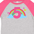 thumbnail image 4 of Inktastic 5th Birthday Rainbow Boys or Girls Toddler T-Shirt, 4 of 5
