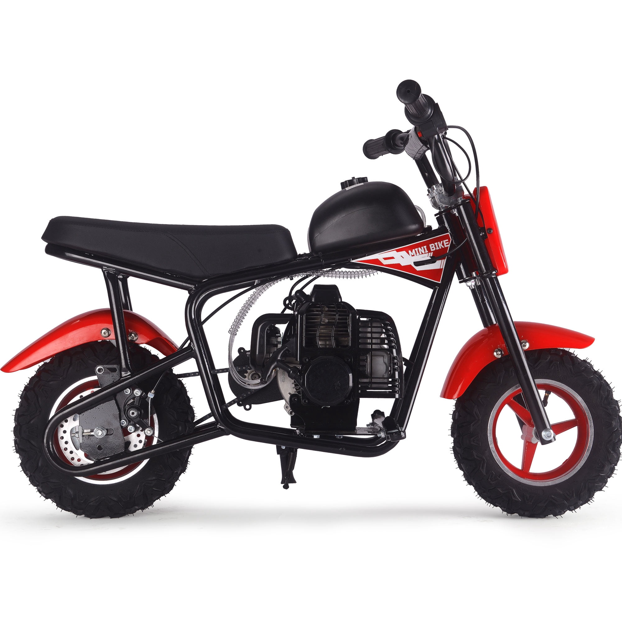 MotoTec Urchin 49cc 2-Stroke Kids Gas Mini Bike Red