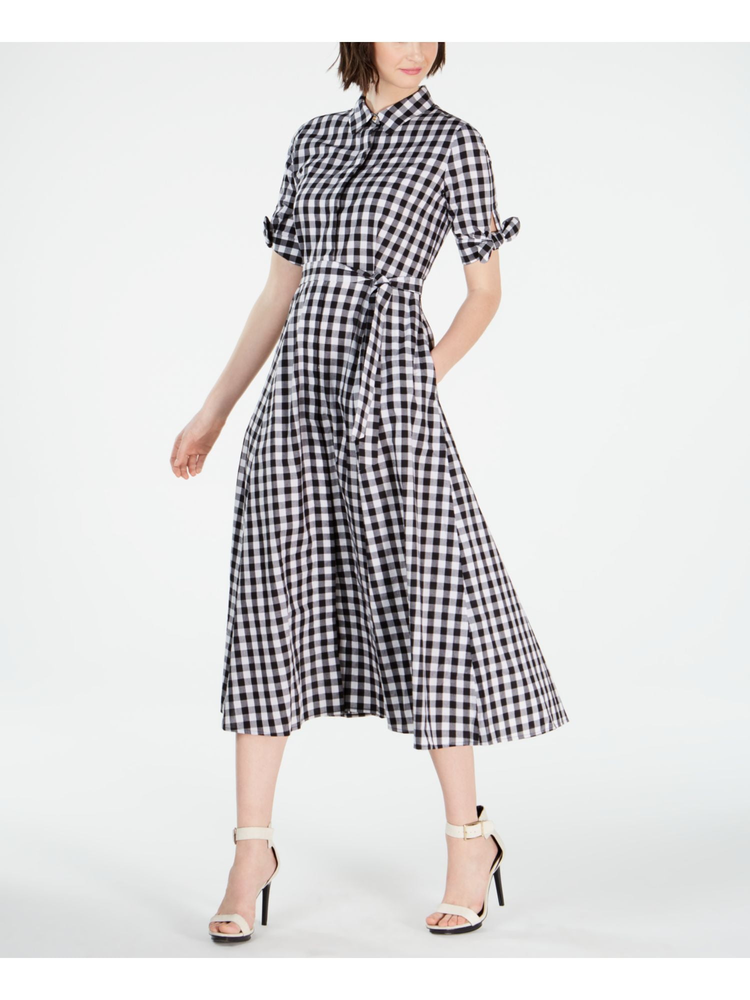 walmart midi shirt dress