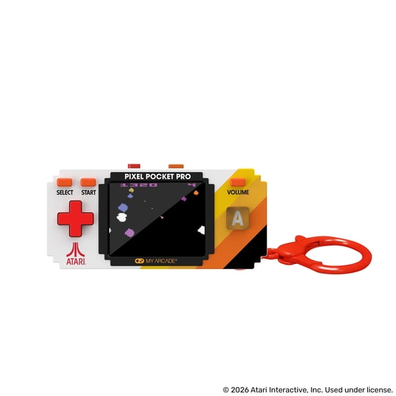 My Arcade - DGUNL-7134 Atari Pixel Pocket Pro Portable Handheld Gaming System