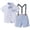 ZF-Light Blue, variant on Pimfylm Suits Set for Boys Baby Boy Suits Clothes Infant Toddler Formal Gentleman Outfits, Dress Shirt Vest Bow Tie Pants Wedding Set 2PCS Pink,Size for 6-12 Months