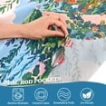 thumbnail image 3 of Yayeee Kitchen Curtains Tier Pair Light Filtering 27"x36" Rod Pocket Short Cafe Window Panel, Blue Window, 3 of 7