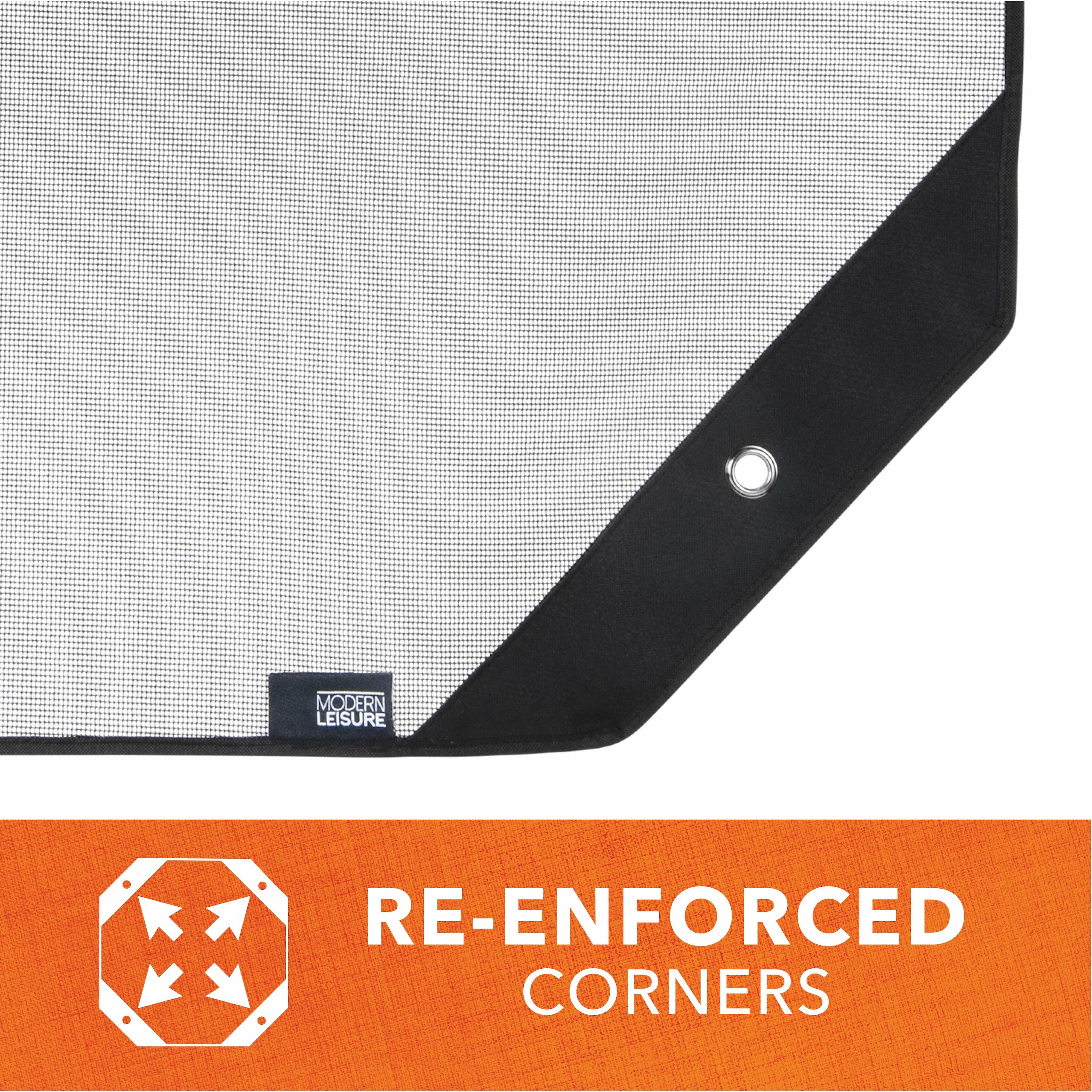 Modern Leisure Basics Universal Air Conditioner Cover, Mesh Topper, 36" Square, Black