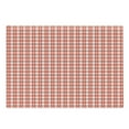 thumbnail image 1 of Plaid Cutting Board, Colored and Checkered Country Picnic Pattern Repeating Squares Stripes Modern, Decorative Tempered Glass Cutting and Serving Board, Large Size, Vermilion White, by Ambesonne, 1 of 1