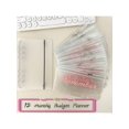 thumbnail image 1 of A6 Loose Leaf Monthly Zipper Bag Cash Budget Envelope Binder Ticket Receipt Storage Bag Wealth Management Gift Set 1 cover + 12 monthly bags, 1 of 5