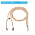 thumbnail image 2 of Phone Lanyard Crossbody Adjustable Neck Lanyard with Transparent Lanyard Patch for Smartphone Beige Orange Blue 1 Pcs, 2 of 5