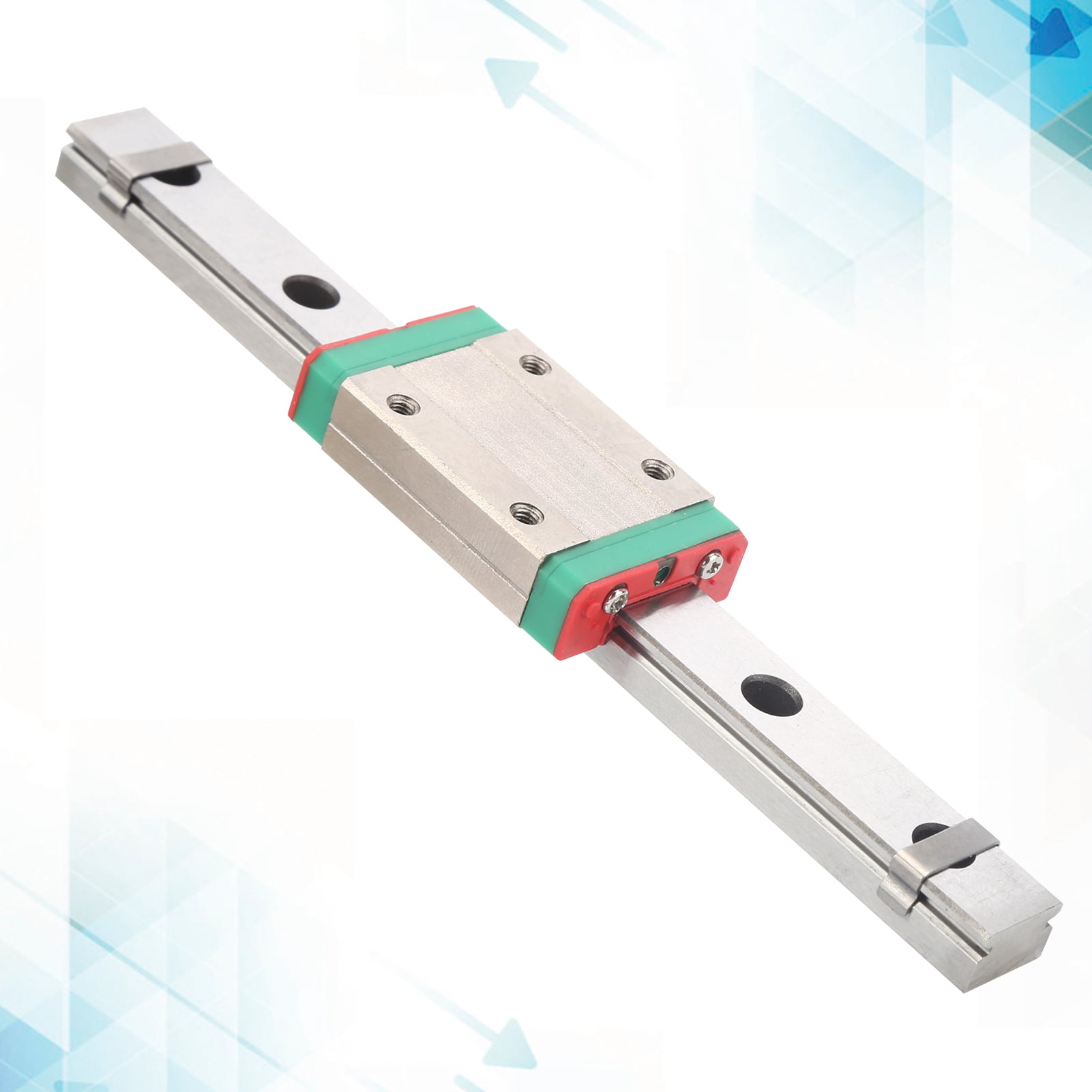 Henmomu Stainless Steel Linear Guide,Linear Guide Rail Slider,MGN12H‑150‑1R Miniature Rail