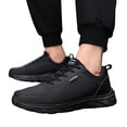 thumbnail image 3 of Sngxgn Mens Shoes Running Shoes Lightweight Sneakers Non Slip Walking Gym Shoes(Black,45), 3 of 7
