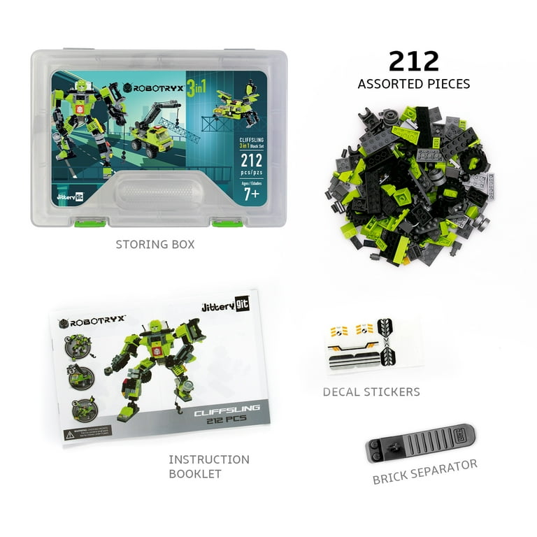 JitteryGit Robot STEM Building Toys for Boys | Christmas Gifts for