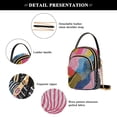 thumbnail image 4 of FORMRS Crossbody Bag for Women Quilted Travel Shoulder Cell Phone Purse with Chain Strap Handbag, Stripes Pattern, 4 of 7