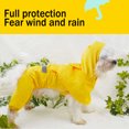 thumbnail image 2 of Chubasquero Impermeable Amonsee para Perros con Capucha Reflectante Ajustable, 2 of 5
