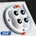 thumbnail image 3 of 4Pcs Home Furniture Caster Swivel Casters Wheel For Furniture Storage Box 360° Rotation 4 Beads Ball Universal Wheel Mute ,Reliable, 3 of 4