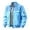 Sky Blue #017, variant on Bomber Jacket Men Zip Up Lightweight Jackets Casual Stylish Fall Winter Coats Windbreaker Clothing with Pockets Khaki XL