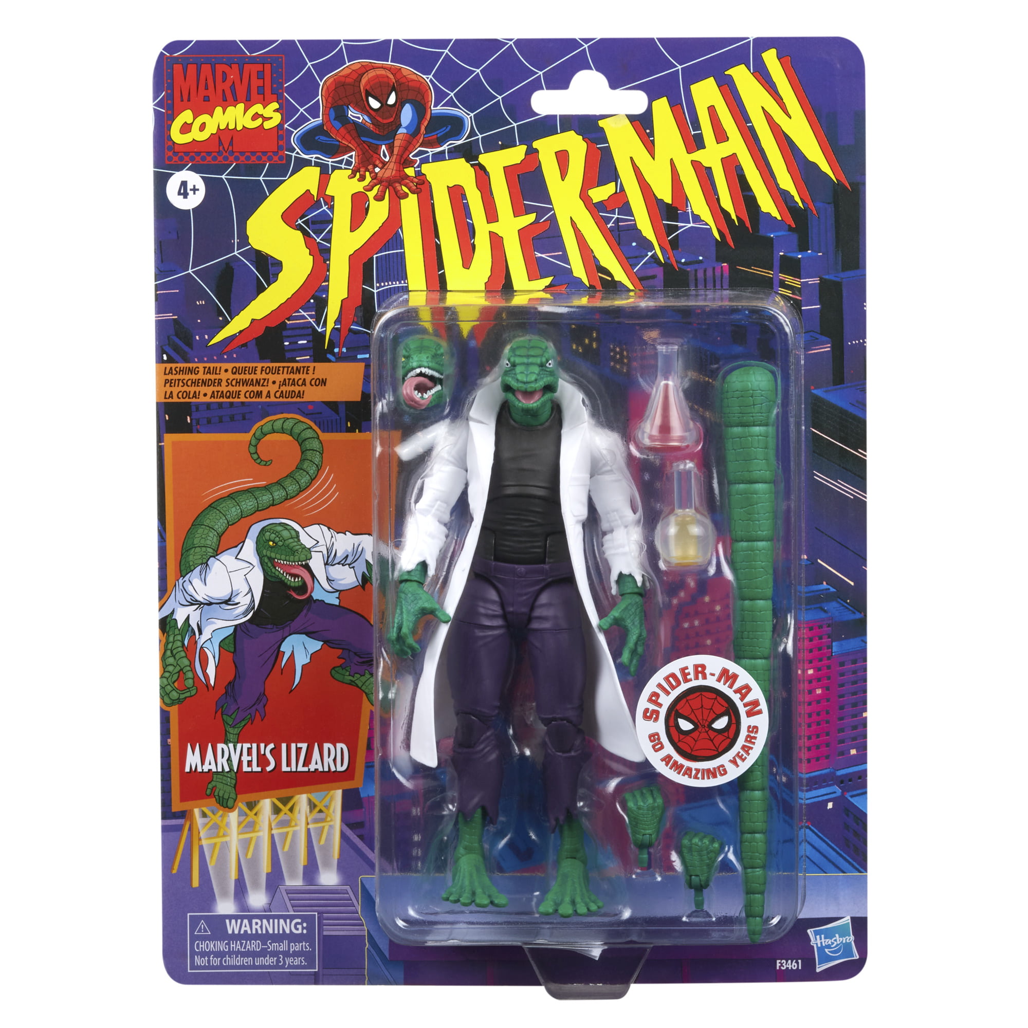 Ready to ship Lizard Marvel Legends Lizard Retro Collection Spiderman In Stock 