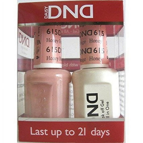 DND Nail Polish Gel & Matching Lacquer Set (615 - Honey Beige)