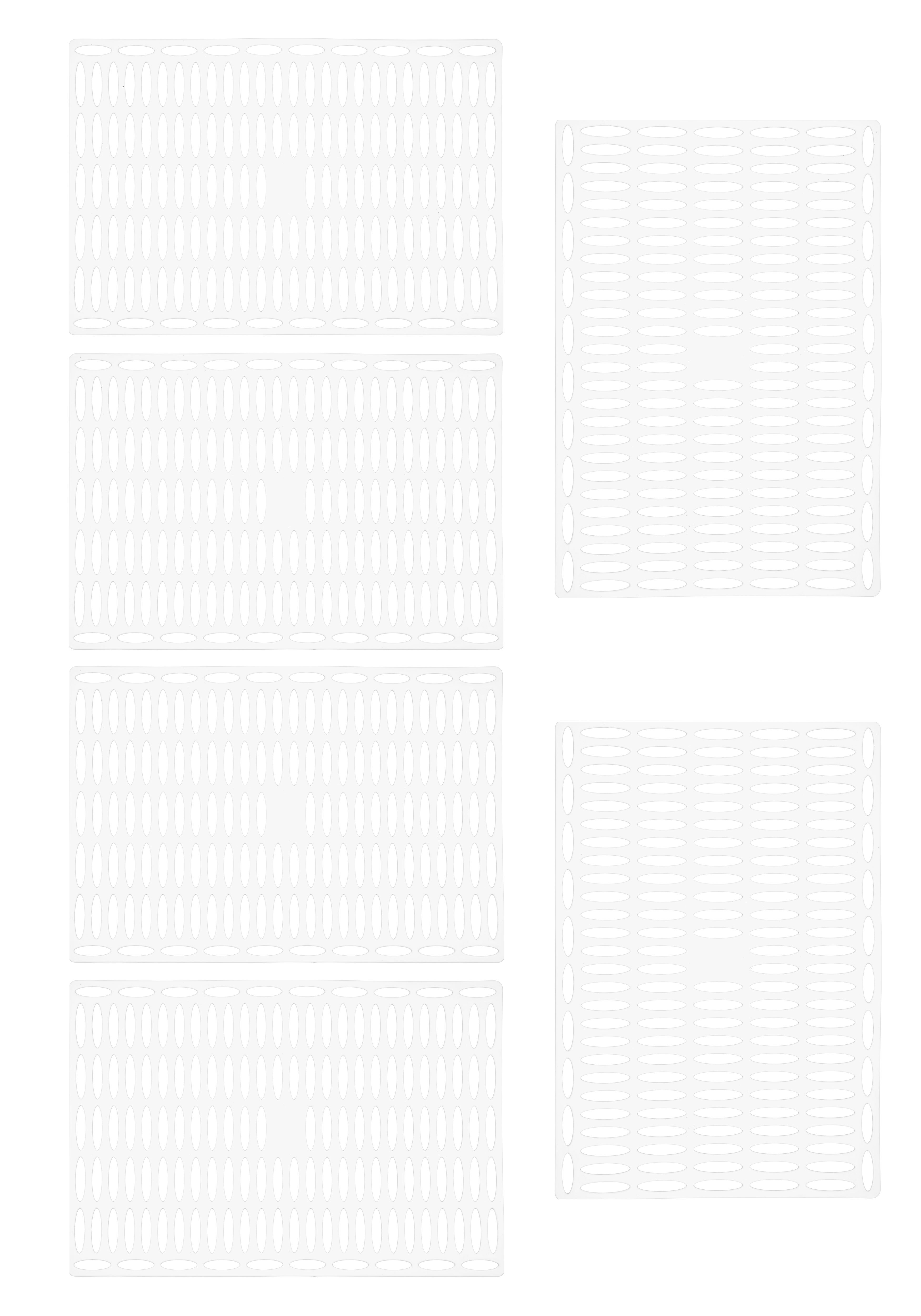 YBM Home Refrigerator Pad Mat for Shelves, Washable Fridge Mats Liners Can Be Cut