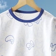 thumbnail image 5 of KPOPLK Little Girls Pajamas Short Sleeve Cotton Toddler Pjs Sleepwear Pajama Summer Clothes Sets 1-7T(12-18 Months,Blue), 5 of 6