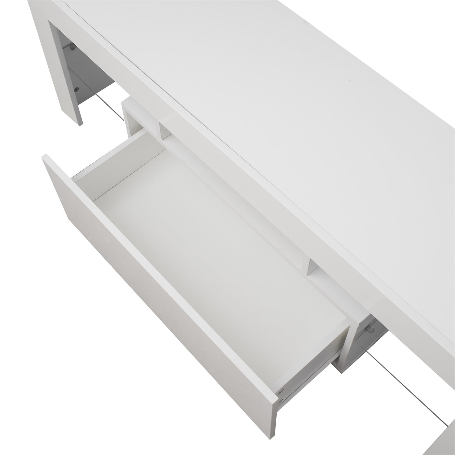 Kadyn Entertainment Center TV Stand, MDF TV Console with LED Light, Modern High-Gloss TV Cabinet for TVs up to 55", White Kadyn Entertainment Center TV Stand, MDF TV Console with LED Light, Modern High-Gloss TV Cabinet for TVs up to 55", White