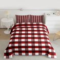 thumbnail image 2 of Homewish Abstract Buffalo Bedding Comforter Set 2pcs for Female Men Adults,Geometric Plaid Grid Twin Comforter Sets Microfiber,Vintage Aesthetic Breathable Bedding Set,Lightweight Room Decor, 2 of 8