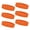Orange, variant on Toptie 6 Pieces Sweat Headbands Sport Cotton Terry Cloth Headbands-Orange