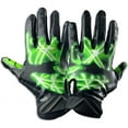 thumbnail image 2 of Battle Sports You're Not Safe Football Gloves - Adult 2XL - Neon Green, 2 of 3
