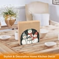 thumbnail image 6 of Yayeee Napkin Holder for Table Kitchen Paper Tissue Organization, Snowman Family, 6 of 8