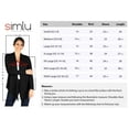 thumbnail image 3 of Simlu Open Front Cardigan Reg and Plus Size Lightweight Cardigans for Women Long Sleeves, 3 of 6
