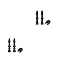 thumbnail image 2 of Eigraketly Wheel Valves Kit with Rubber Base Alloy Using Set Tool Core Pump Cycling Stem Small Repair Nozzle Bike Vacuum Accessories negro 48 mm 2piezas, 2 of 6