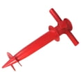 thumbnail image 1 of de pesca Soporte para sombrilla con punta Ancla Verano Práctico Inserto duradero Enchufe Soporte para sombrilla para Parque Césped Rojo, 1 of 8