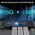 thumbnail image 3 of Conmutador de red GoodTop de 24 puertos y 2,5 Gb gestionado por la web, 2 x 10G SFP+, 3 of 7