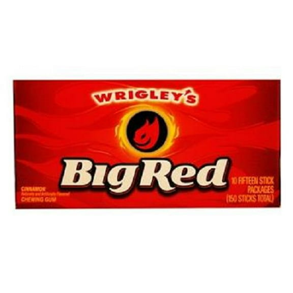 Wrigleys Big Red, 15-Count (Pack of 10)