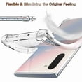 thumbnail image 6 of Dteck Clear Transparent Case HD Clear Ultra Thin Slim Fit Soft TPU Protective Case, Shock-Absorption Anti-Scratch Cover, Compatible for Samsung Galaxy Note 10 Plus 2019 Released, 6 of 7