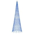 thumbnail image 2 of vidaXL Christmas Tree Light on Flagpole 3000 LEDs Blue 315", 2 of 72