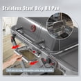 thumbnail image 6 of Feasto Roamer Heavy-Duty Foldable Propane Gas Grill, 13000 BTU, 360 sq in Cast Iron Grates, 8-inch Rubber Wheels, Gray, 6 of 13
