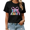 Black, variant on Spring Easter Happy Easter Bow Graphic Tees Womans Tshirt Shirts Black White S-5XL Tops