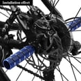thumbnail image 4 of 2 piezas de pedales de aluminio antideslizantes para bicicleta de montaña, pedales antideslizantes para eje delantero y trasero, accesorios para bicicleta, 6 mm, rojo, 4 of 5