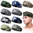 thumbnail image 1 of Bandas para el sudor para hombres, bandas para el sudor para entrenamiento deportivo, bandas para el sudor para hombres, bandas para el sudor con diseño de camuflaje, bandas para el sudor, 1 of 6