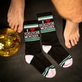 thumbnail image 6 of I ❤️ Giorgio Moroder, Gumball Poodle Unisex Gym Crew Socks, One Size Fits Most, 6 of 7