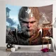 thumbnail image 2 of Myth WuKong tapiz de pared negro, decoración colgante de pared, lindo tapiz de dibujos animados, Fondo de fotografía, decoración del hogar, regalo para niños, 2 of 4