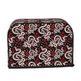 thumbnail image 2 of Haiem Snake And Rose Print Toaster Covers 2 Slice Wide Slot,Bread Dust Cover & Fingerprint Protection,Bread Machine Cover,Appliance Covers, 2 of 7