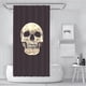 thumbnail image 2 of Cortina de ducha impermeable con estampado de calaveras, 180 x 180 cm, 2 of 5