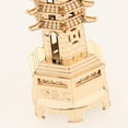 thumbnail image 3 of Estatua de pagoda china Feng Shui hecha de aleación, figura decorativa para el Gold-S- 9 Tier, 3 of 8