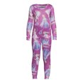 thumbnail image 2 of Disney Frozen Girls Long Sleeve Top and Pants Pajama Set, 2-Piece, Sizes 4-10, 2 of 5