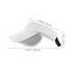 thumbnail image 4 of Gorra de golf con visera solar: gorra de golf ajustable de verano con visera deportiva y protección solar con visera retráctil para mujeres, hombres, playa, deportes y correr., 4 of 7